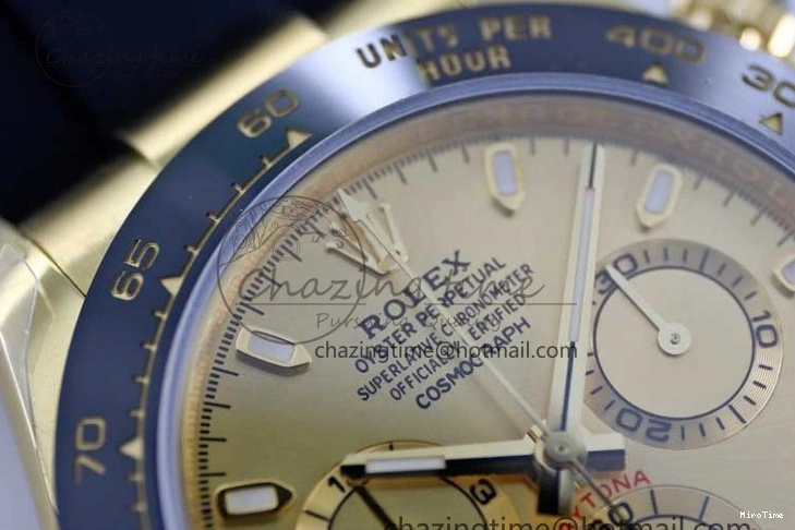 MiroTime 0423 Daytona 116518 TWF 1:1 Best Edition 904L Steel YG Dial on Oysterflex Strap A Youthful 2424